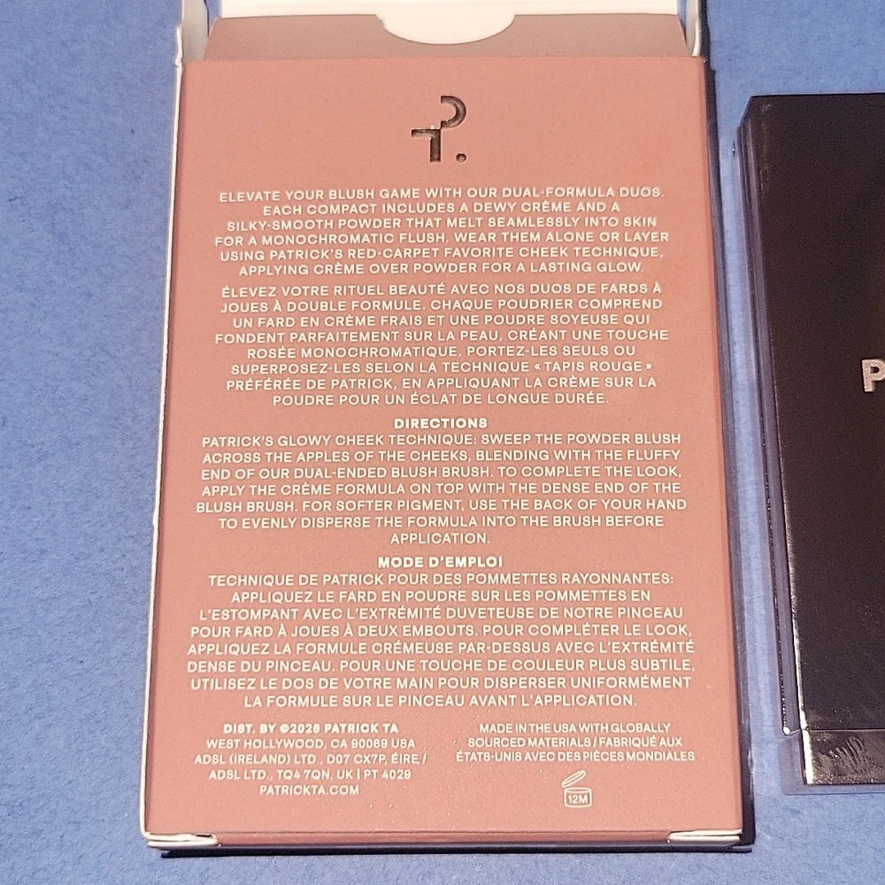 Patrick TA~ Double Take Crème Powder Blush~ Soft Launch ♡♡ - Picture 4 of 8